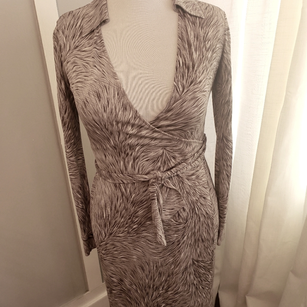 Diane Von Furstenberg classic wrap dress.